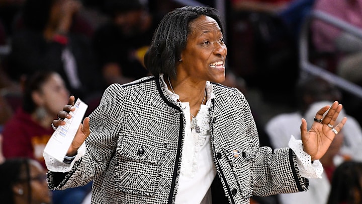 Cal head coach Charmin Smith Cal head coach Charmin Smith