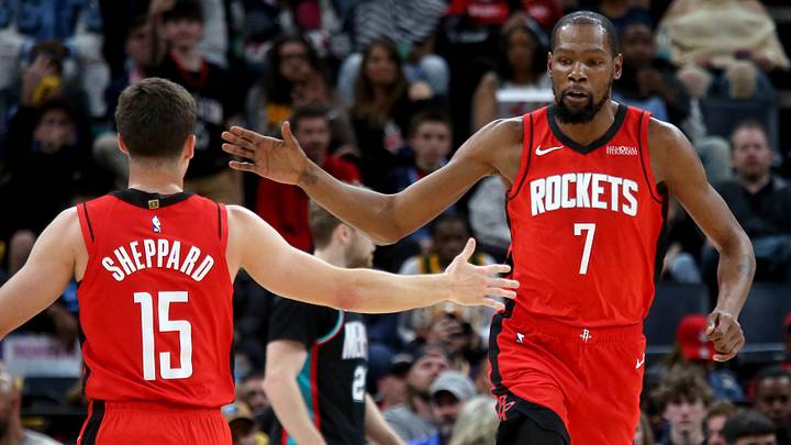 Kevin Durant will enter his second season with the Houston Rockets Kevin Durant will enter his second season with the Houston Rockets