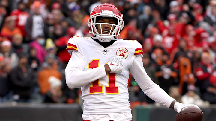 Demarcus Robinson spent six seasons in Kansas City, catching four seasons worth of touchdowns from Mahomes in the early part of his prime. 