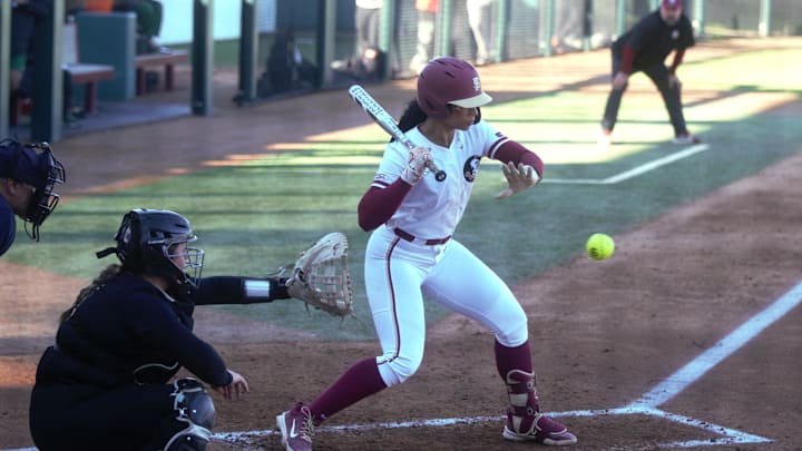 FSU softball faced FAMU Softball in the first game of the JoAnne Graf Classic on Thursday, Feb. 20, 2025 at Seminole Softball Complex