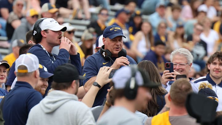 West Virginia University head coach Rich Rodriguez