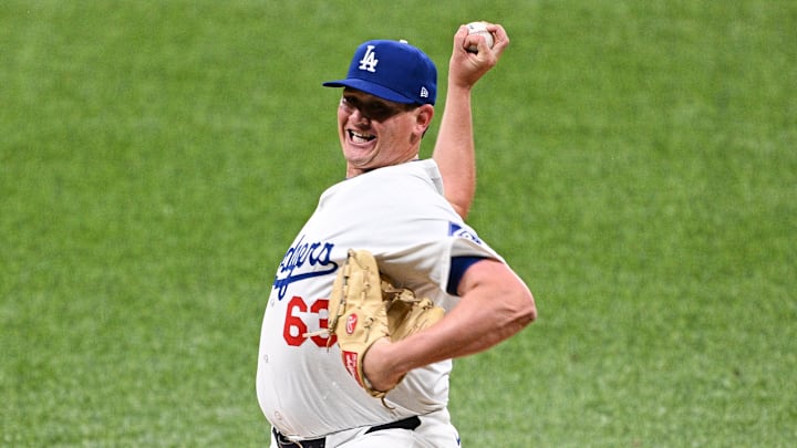 Los Angeles Dodgers pitcher Kyle Hurt