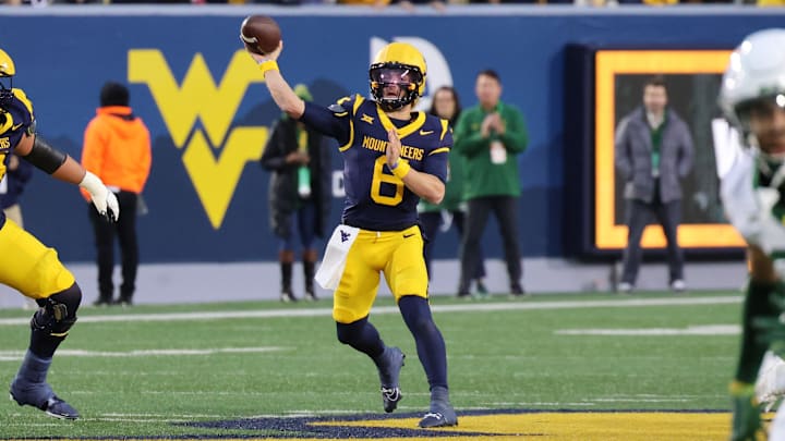 West Virginia University quarterback Garrett Greene. West Virginia University quarterback Garrett Greene.