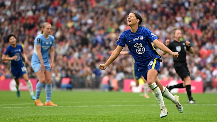 Kerr was on the scoresheet as Chelsea won the FA Cup