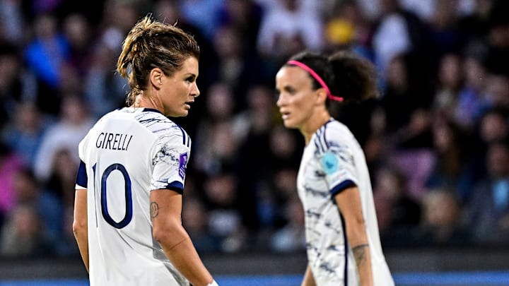 Cristiana Girelli and Barbara Bonansea of Italy during the...