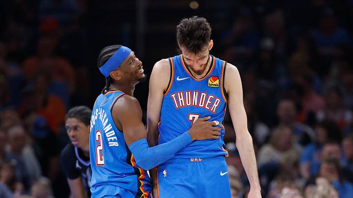 Shai Gilgeous-Alexander, Chet Holmgren - Oklahoma City Thunder Shai Gilgeous-Alexander, Chet Holmgren - Oklahoma City Thunder