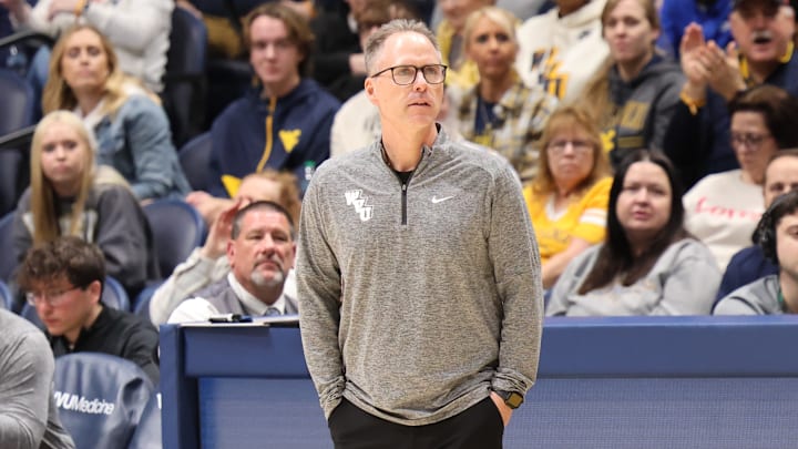 West Virginia University head coach Mark Kellogg