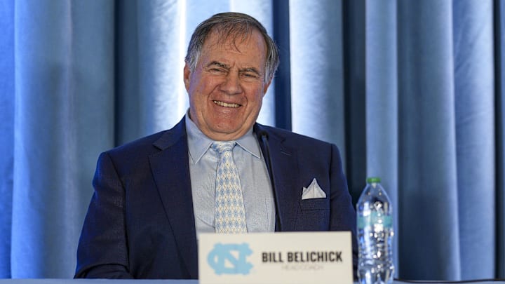 North Carolina Tar Heels new head coach Bill Belichick at Loudermilk Center for Excellence.