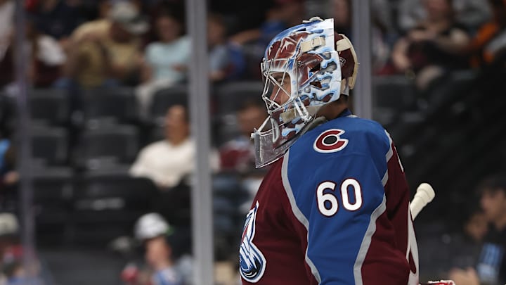 Colorado Avalanche netminder Justus Annunen looked solid in the team's 3-1 win over the Vegas Golden Knights.