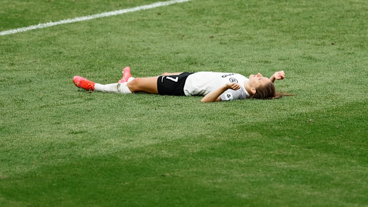 Trotz des Treffers von Lara Prasnikar verlor die Eintracht mit 1:2