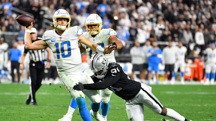 Los Angeles Chargers v Las Vegas Raiders