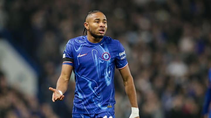 Christopher Nkunku of Chelsea seen during the UEFA...