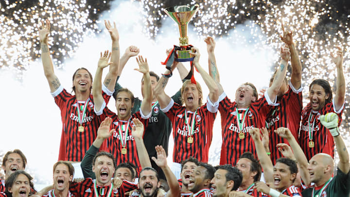 TOPSHOT-FBL-ITA-AC MILAN-SCUDETTO