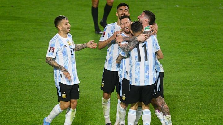 Messi, Correa, de paul, Di Maria, Nicolas Gonzalez