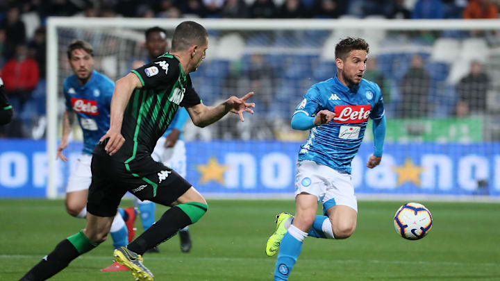 Sassuolo e Napoli vão se enfrentar pela 15ª rodada do Campeonato Italiano