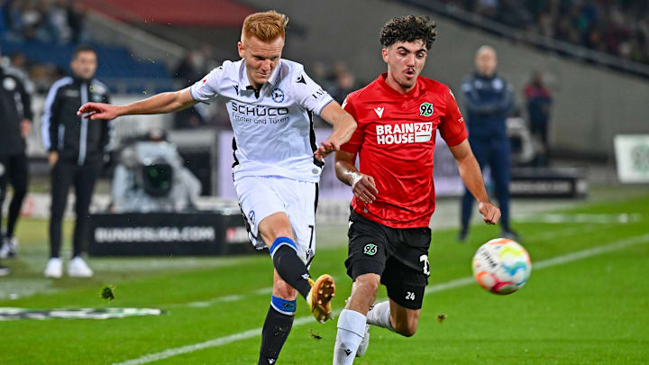 Hannover gegen Bielefeld im Hinspiel