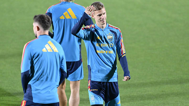 Spain National Football Team training session