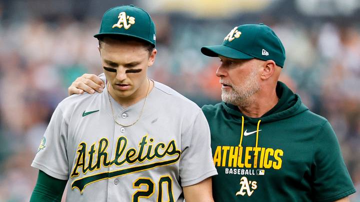 Athletics third baseman Zack Gelof.