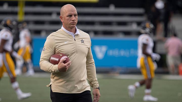 Vanderbilt head coach Clark Lea watches his players before the game against ETSU at Vanderbilt Stadium Saturday, Sept. 4, 2021 in Nashville, Tenn.
Nas Vandy Etsu 001 Vanderbilt head coach Clark Lea watches his players before the game against ETSU at Vanderbilt Stadium Saturday, Sept. 4, 2021 in Nashville, Tenn.
Nas Vandy Etsu 001