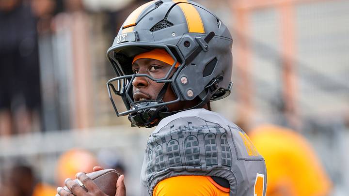 Oct 3, 2026; Knoxville, Tennessee, USA; Tennessee Volunteers quarterback Faizon Brandon (11) warms up before the game against the Auburn Tigers at Neyland Stadium. Mandatory Credit: Randy Sartin-Imagn Images Oct 3, 2026; Knoxville, Tennessee, USA; Tennessee Volunteers quarterback Faizon Brandon (11) warms up before the game against the Auburn Tigers at Neyland Stadium. Mandatory Credit: Randy Sartin-Imagn Images
