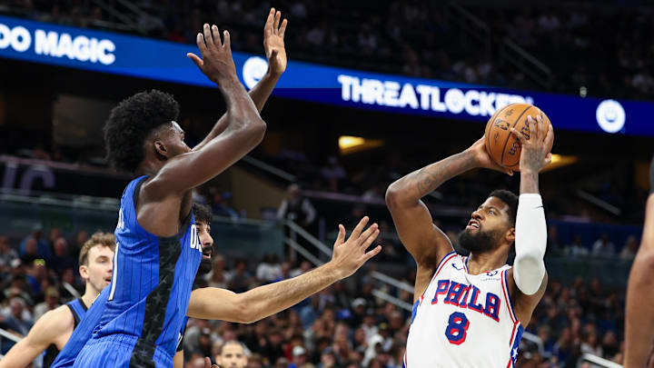Paul George will be back in the lineup for the Philadelphia 76ers as they take on the Orlando Magic in a rematch of Wednesday's Magic win.