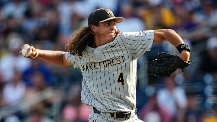 Wake Forest pitcher Rhett Lowder