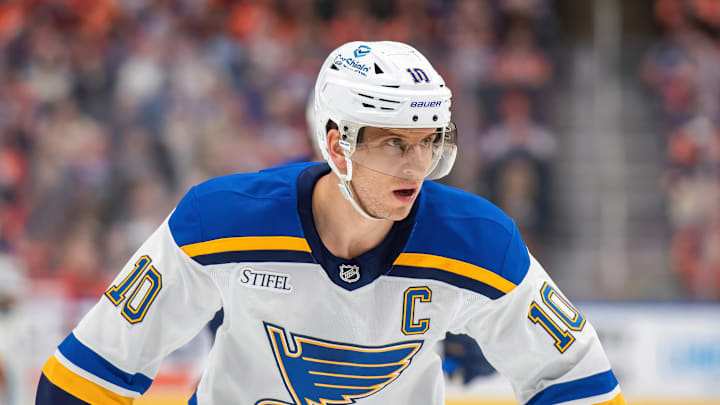 St Louis Blues v Edmonton Oilers