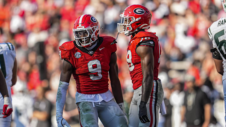 Georgia is a road favorite against Georgia Tech in rivalry week.