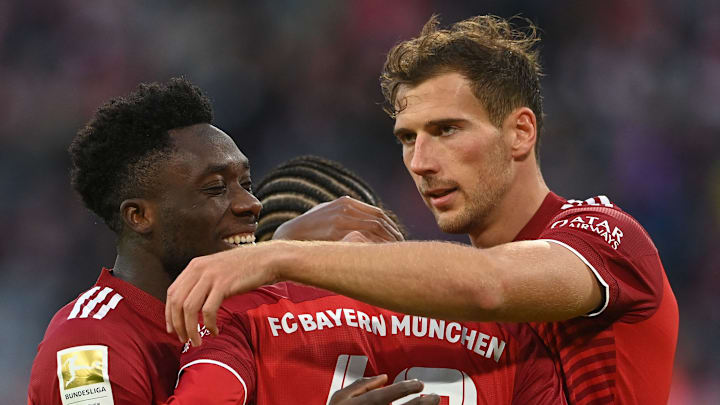 Alphonso Davies (links) und Leon Goretzka (rechts) fallen derzeit aus