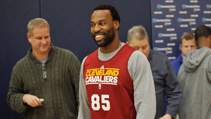 Dec 9, 2011; Independence, OH, USA; Cleveland Cavaliers point guard Baron Davis (85) walks to the locker room after talking with the media after the team's first practice at Cleveland Clinic Courts. Mandatory Credit: David Richard-USA TODAY Sports Dec 9, 2011; Independence, OH, USA; Cleveland Cavaliers point guard Baron Davis (85) walks to the locker room after talking with the media after the team's first practice at Cleveland Clinic Courts. Mandatory Credit: David Richard-USA TODAY Sports