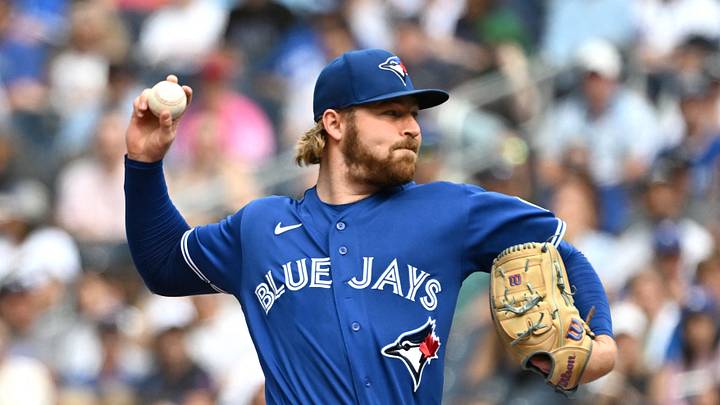 Sep 12, 2026; Toronto, Ontario, CAN;  Toronto Blue Jays starting pitcher Spencer Miles (62) delivers a pitch against the Baltimore Orioles in the first inning at Rogers Centre.  Mandatory Credit: Dan Hamilton-Imagn Images