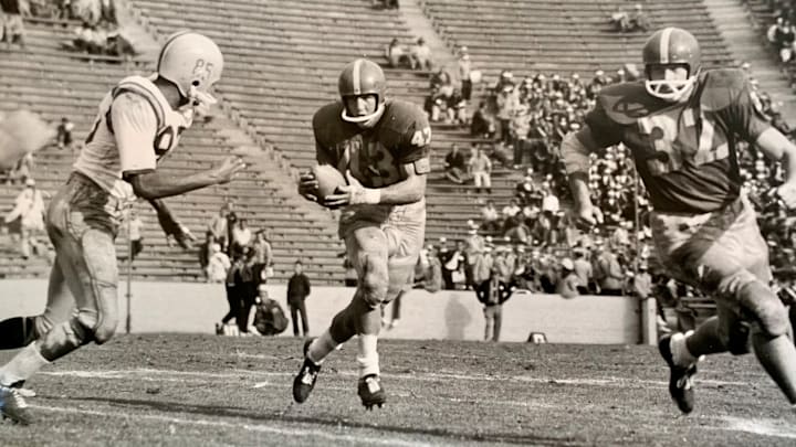 Cal's Jack Hart looks for running room