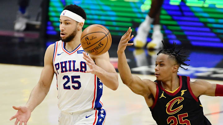 Ben Simmons and Isaac Okoro.