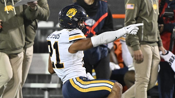 Cal receiver Jacob De Jesus