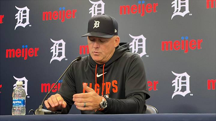 Detroit Tigers manager A.J. Hinch Detroit Tigers manager A.J. Hinch
