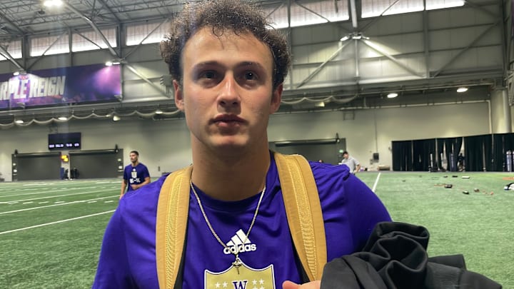 Will Rogers took part in Monday's Husky Pro Day. Will Rogers took part in Monday's Husky Pro Day.