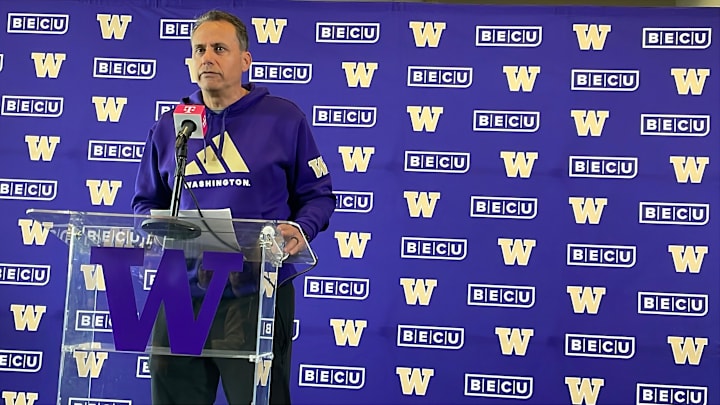 Jedd Fisch talks about the opening of spring football practice. 