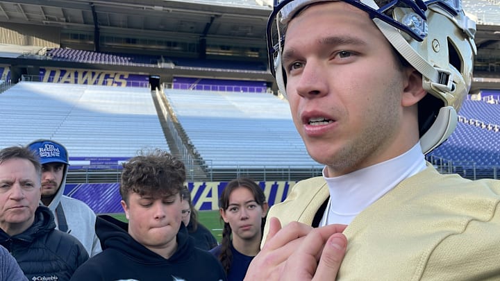 Kai Horton spoke with the media after Thursday's practice. Kai Horton spoke with the media after Thursday's practice.