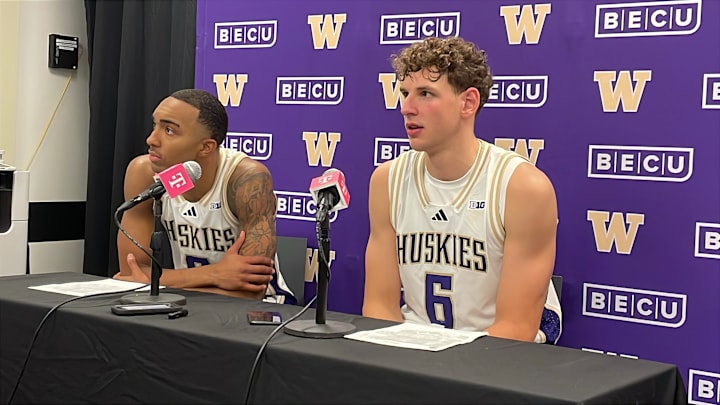 Bryson Tucker and Hannes Steinbach talk about beating Arkansas-Pine Bluff.