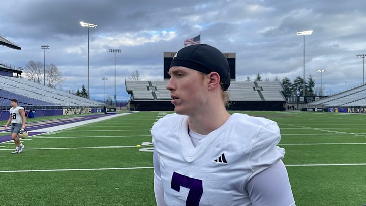 Alex McLaughlin hopes to be bigger and better in his second UW football season. 