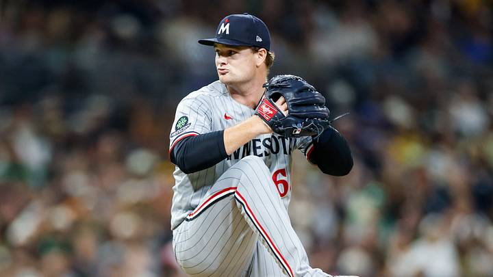 Aug 21, 2026; San Diego, California, USA; Minnesota Twins starting pitcher Connor Prielipp (61) throws a pitch during the sixth inning against the San Diego Padres at Petco Park. Mandatory Credit: David Frerker-Imagn Images Aug 21, 2026; San Diego, California, USA; Minnesota Twins starting pitcher Connor Prielipp (61) throws a pitch during the sixth inning against the San Diego Padres at Petco Park. Mandatory Credit: David Frerker-Imagn Images