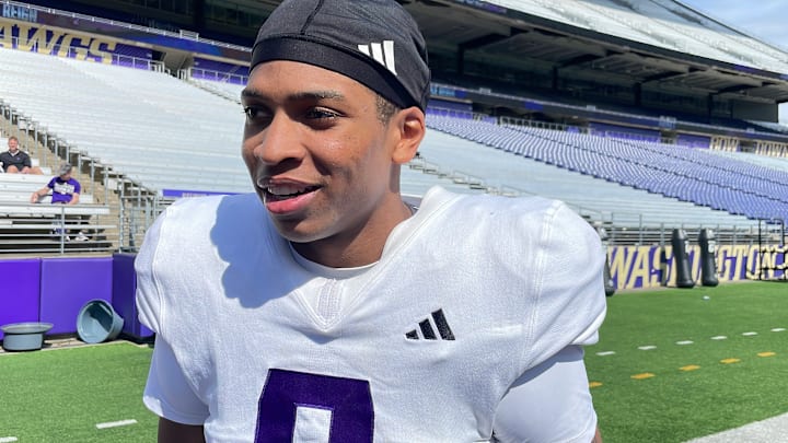 Tacario Davis transferred to the UW from Arizona for his senior season. Tacario Davis transferred to the UW from Arizona for his senior season.