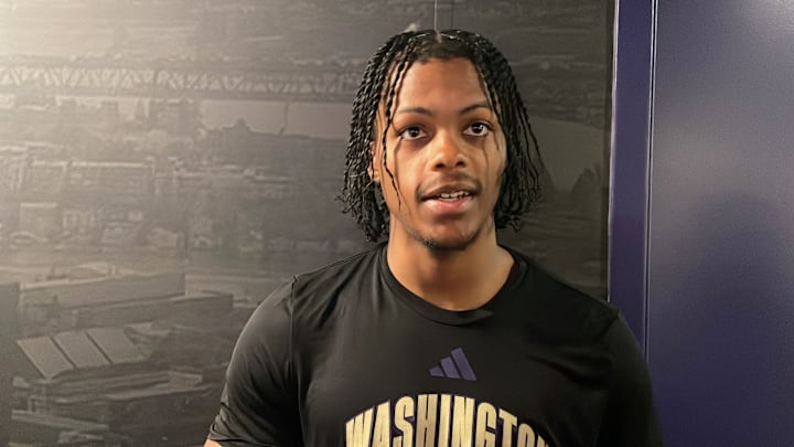 Quimari Peterson transferred to the UW from East Tennessee State. Quimari Peterson transferred to the UW from East Tennessee State.