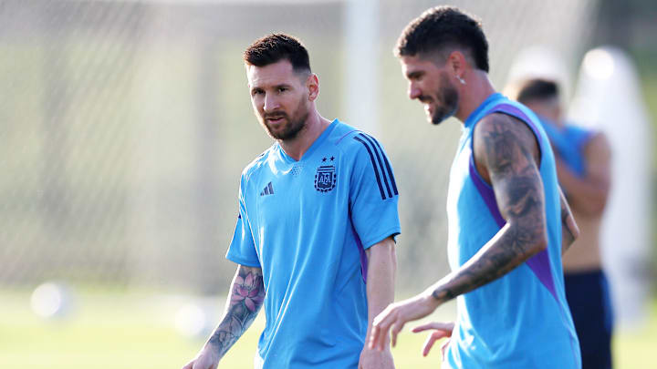 Lionel Messi y Rodrigo De Paul estarán en el XI titular de Argentina en su estreno en el Mundial de Qatar 2022