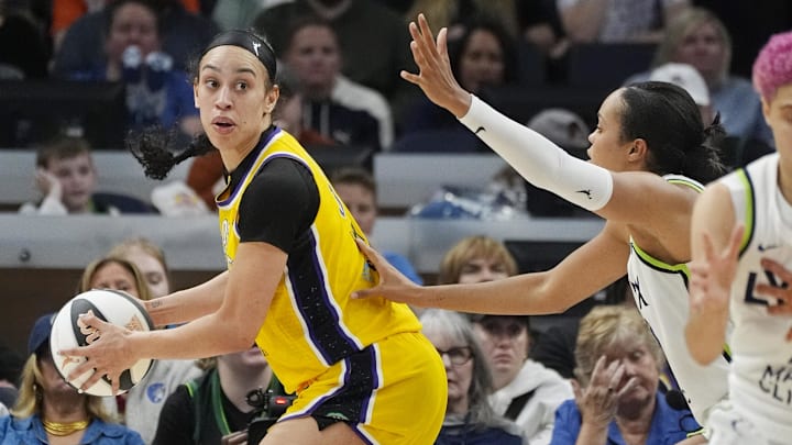 Los Angeles Sparks forward Dearica Hamby is a great prop target on Saturday.
