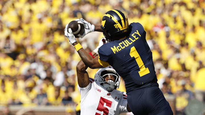 Michigan Wolverines wide receiver Donaven McCulley Michigan Wolverines wide receiver Donaven McCulley
