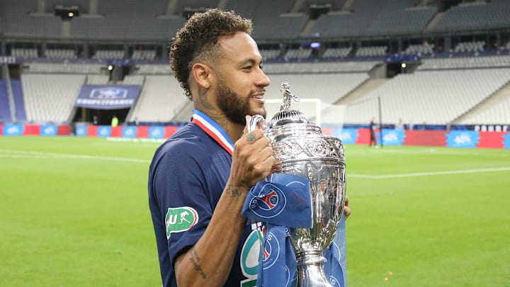 Neymar ganhou a Copa da França