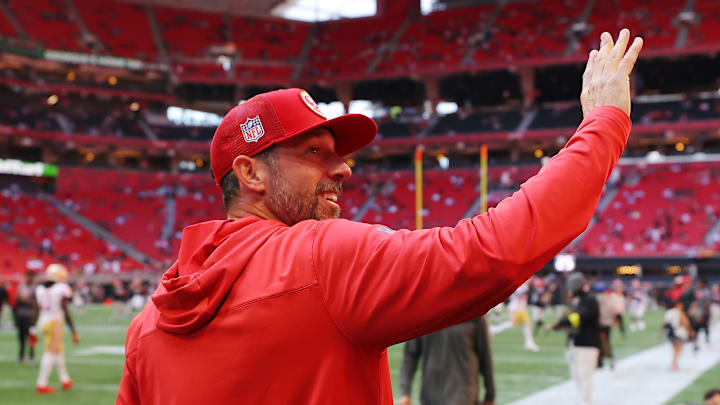 San Francisco 49ers head coach Kyle Shanahan San Francisco 49ers head coach Kyle Shanahan