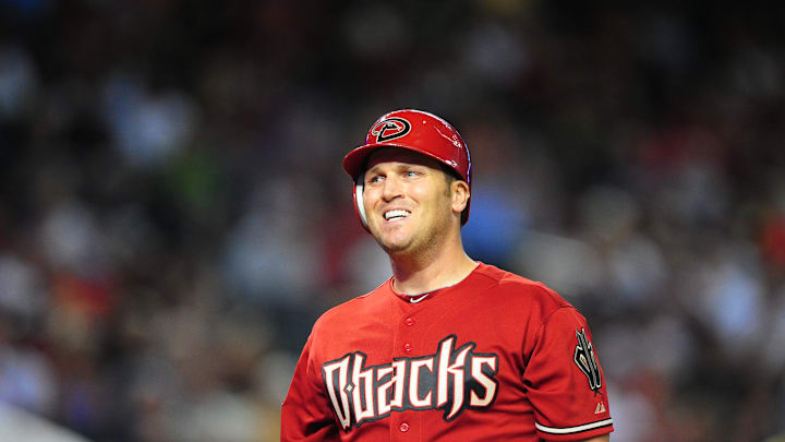 Jun. 1, 2011; Phoenix, AZ, USA; Arizona Diamondbacks infielder Sean Burroughs.