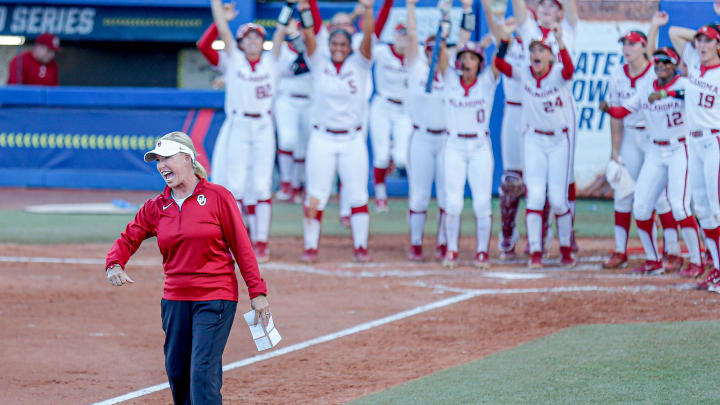 Oklahoma head coach Patty Gasso loses a lot of players next year but still has a talented team behind her. Oklahoma head coach Patty Gasso loses a lot of players next year but still has a talented team behind her.